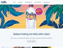 Tablet Screenshot of hella-mineralbrunnen.de